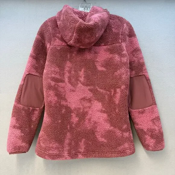 The North Face Half Zip Pullover Hoodie Women's XS Pink Camo Campshire Fleece - Picture 2 of 11